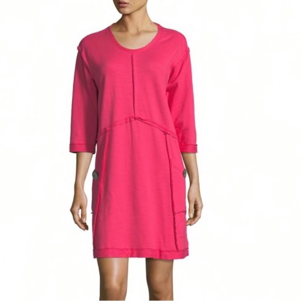 Neón Buddha Palma Super Soft Terry
Cotton Slub Dress in pink size S